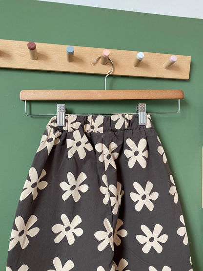 Flower Trousers - Grey