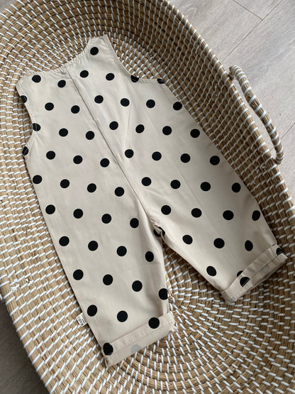 Pebble Spot Cotton Romper