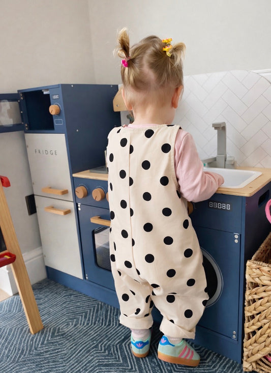 Pebble Spot Cotton Romper