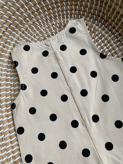 Pebble Spot Cotton Romper
